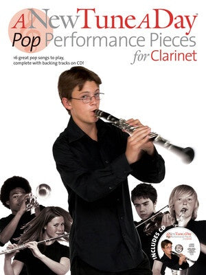 A NEW TUNE A DAY POP PERFORMANCE PIECES CLARINET BK/CD