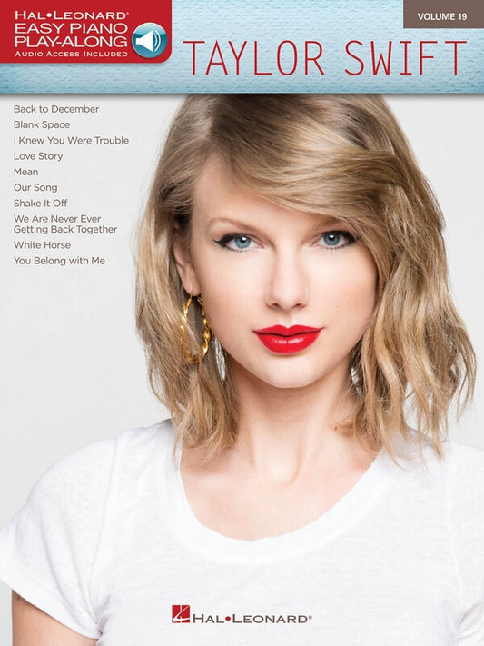 TAYLOR SWIFT EASY PIANO PLAYALONG V19 BK/OLA