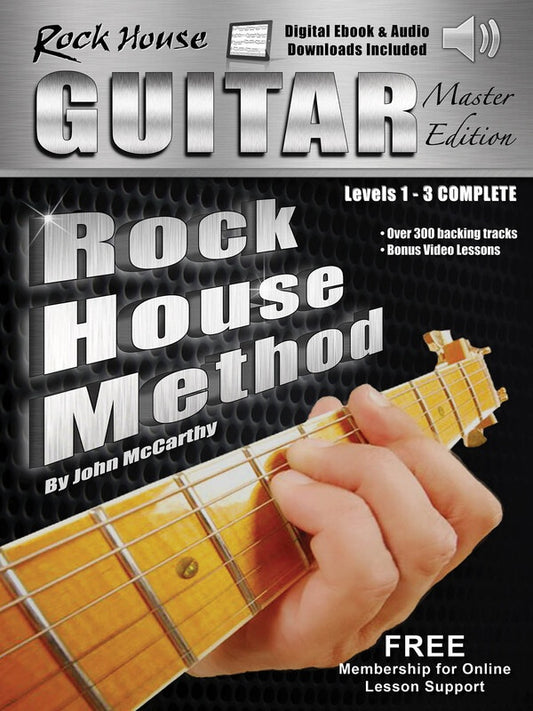 ROCK HOUSE GUITAR METHOD MASTER EDITION BK/OLA