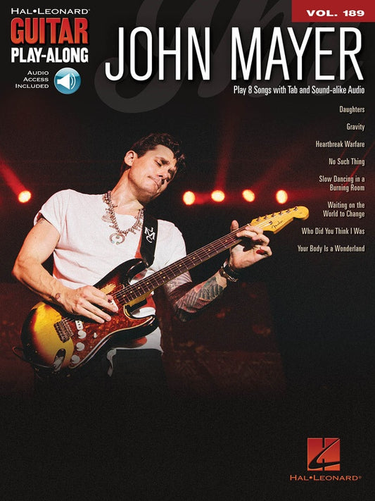 JOHN MAYER GUITAR PLAYALONG V189 BK/OLA