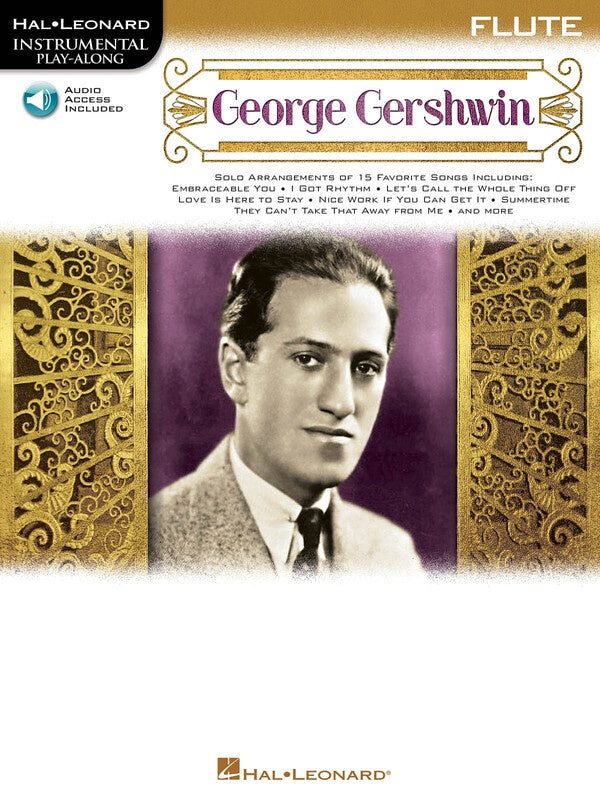 GEORGE GERSHWIN FOR FLUTE BK/OLA