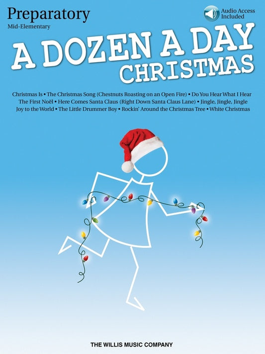 A DOZEN A DAY CHRISTMAS SONGBOOK - PREP BK/OLA