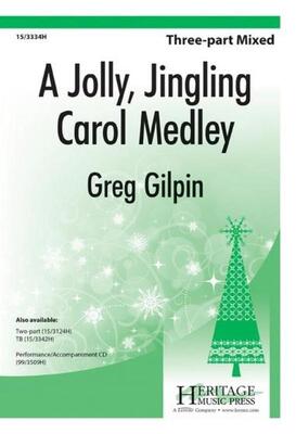 A JOLLY JINGLING CAROL MEDLEY 3 PART MIXED