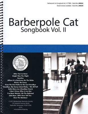 BARBERPOLE CAT SONGBOOK VOL 2 TTBB