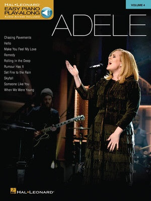 ADELE EASY PIANO PLAYALONG V4 BK/OLA