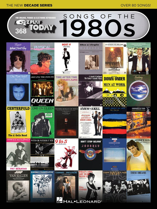 SONGS OF THE 1980S THE NEW DECADE SERIES EZ PLAY 368