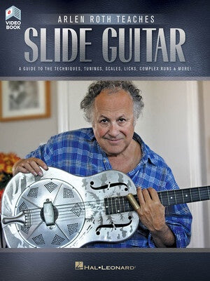 ARLEN ROTH TEACHES SLIDE GUITAR BK/OLV