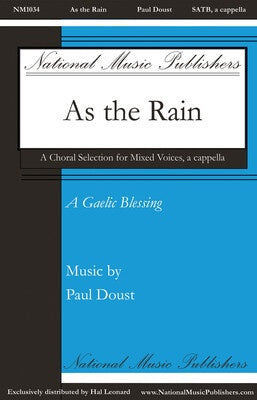 AS THE RAIN SATB A CAPPELLA