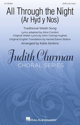 ALL THROUGH THE NIGHT (AR HYD Y NOS) SATB/HARP
