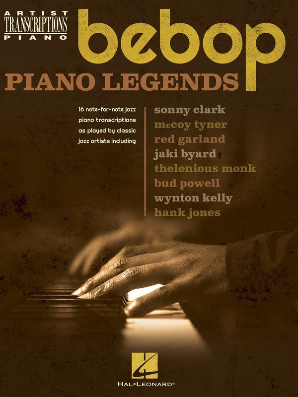 BEBOP PIANO LEGENDS ARTIST TRANSCRIPTIONS