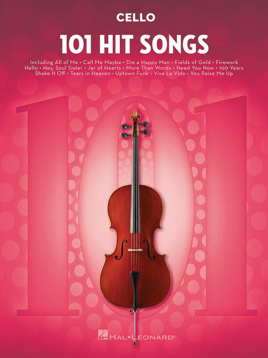 101 HIT SONGS FOR CELLO