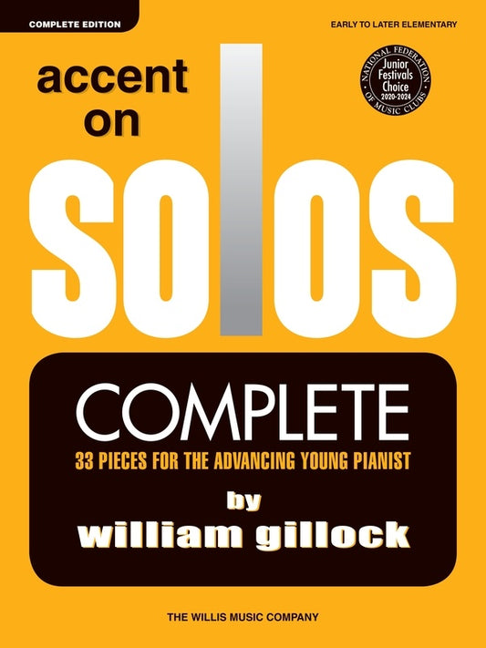 GILLOCK - ACCENT ON SOLOS COMPLETE