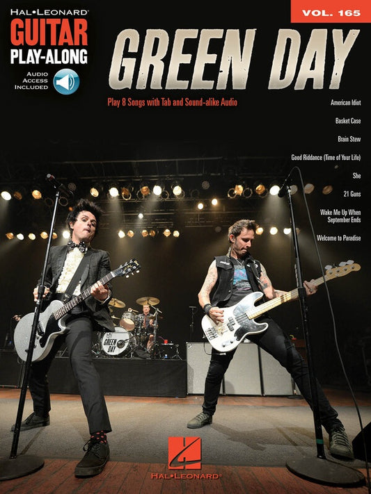 GREEN DAY GUITAR PLAYALONG V165 BK/OLA