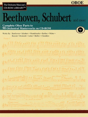 BEETHOVEN SCHUBERT CD ROM LIB OBOE V1