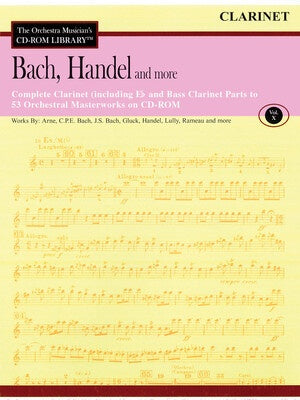 BACH HANDEL & MORE CLARINET CD ROM LIB V10