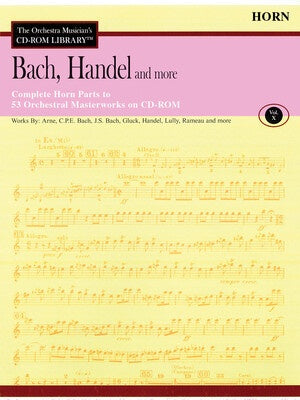 BACH HANDEL & MORE HORN CD ROM LIB V10