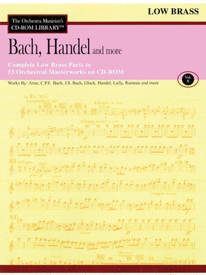 BACH HANDEL & MORE LOW BRASS CD ROM LIB V10
