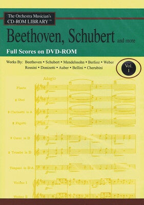 BEETHOVEN SCHUBERT & MORE SCORE DVD ROM LIB V1