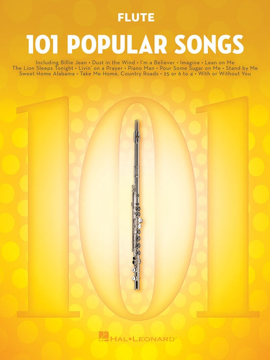 101 POPULAR SONGS FOR FLUTE