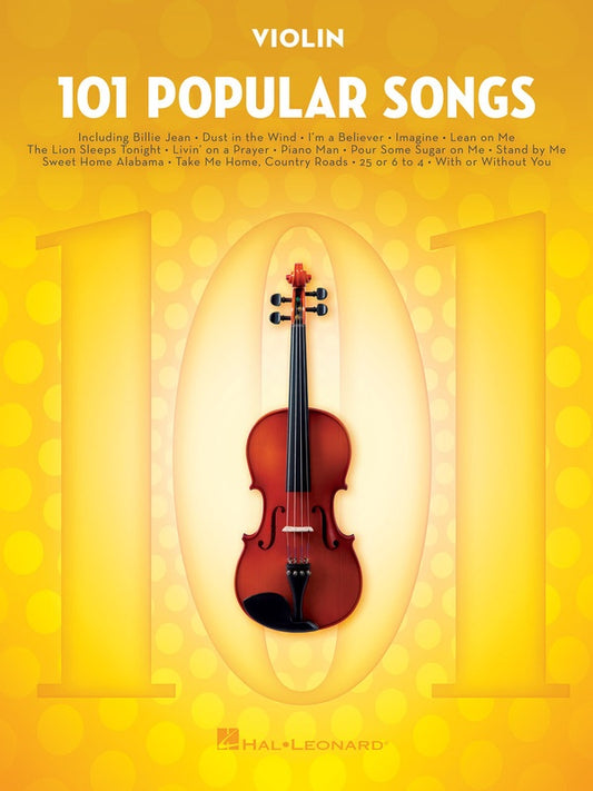 101 POPULAR SONGS FOR VIOLIN