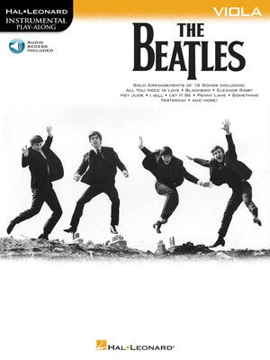 BEATLES INSTRUMENTAL PLAYALONG VIOLA BK/OLA
