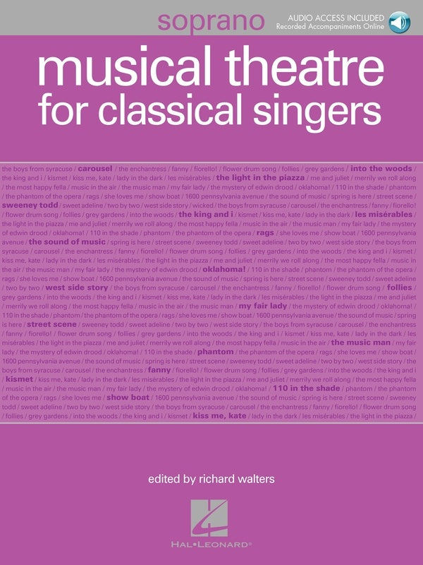 MUSICAL THEATRE FOR CLASSICAL SINGERS SOPRANO BK/OLA