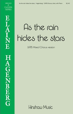 AS THE RAIN HIDES THE STARS SATB DIVISI