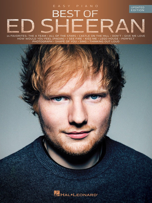 BEST OF ED SHEERAN FOR EASY PIANO O/P