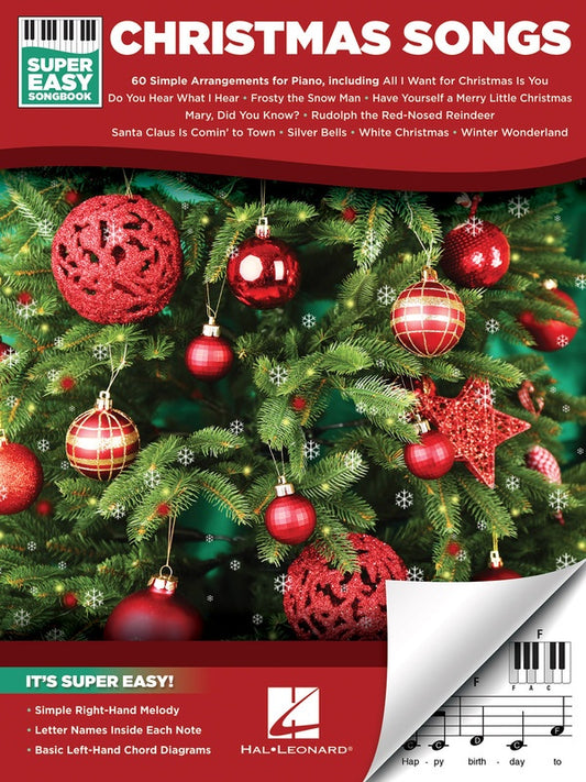 CHRISTMAS SONGS SUPER EASY SONGBOOK