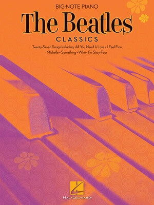 BEATLES CLASSICS BIG NOTE PIANO