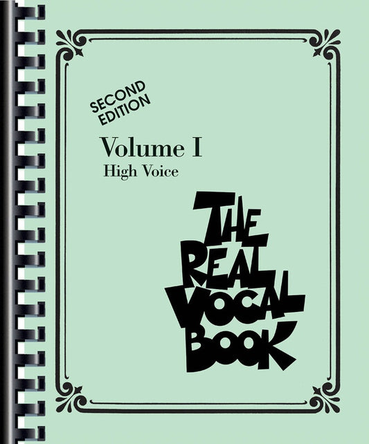 REAL VOCAL BOOK VOL 1 HIGH VOICE