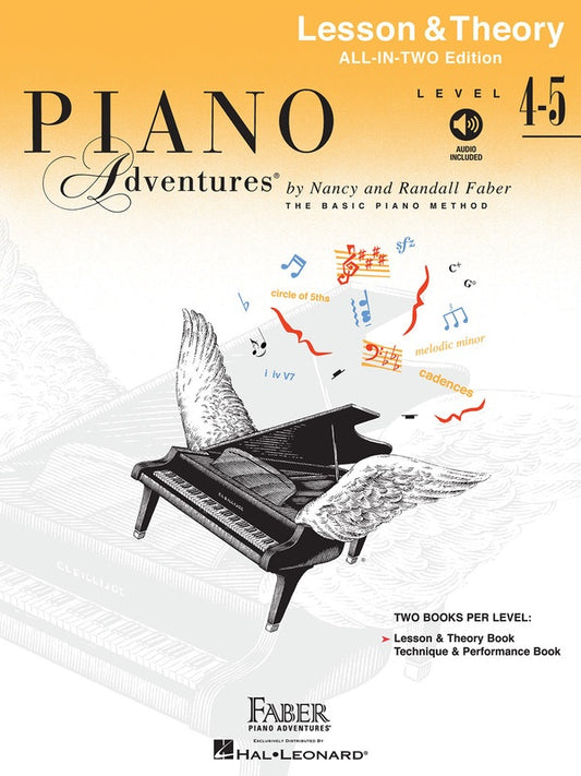 PIANO ADVENTURES ALL IN TWO 4-5 LESSON THEORY