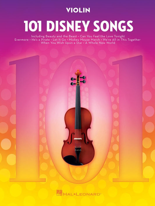 101 DISNEY SONGS FOR VIOLIN