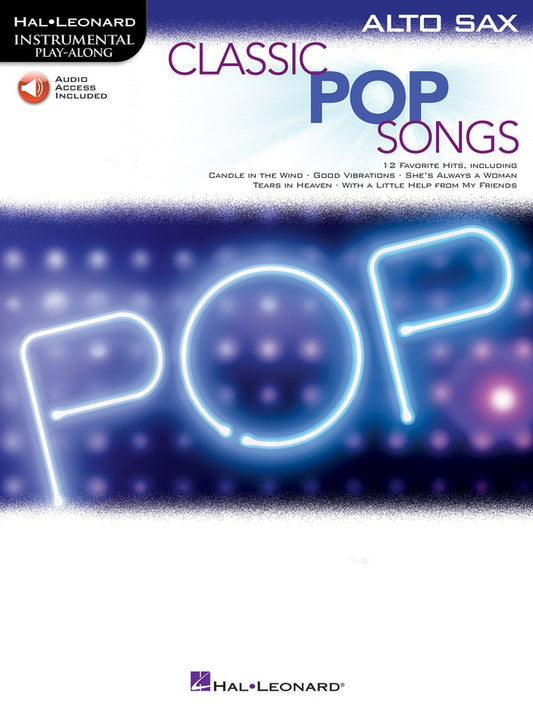 CLASSIC POP SONGS FOR ALTO SAX BK/OLA