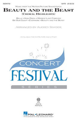 BEAUTY AND THE BEAST (CHORAL HIGHLIGHTS) SATB