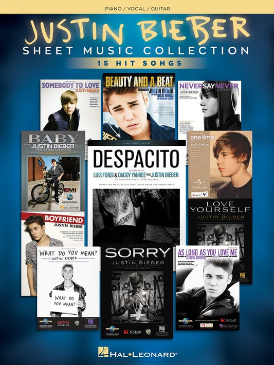 JUSTIN BIEBER - SHEET MUSIC COLLECTION PVG