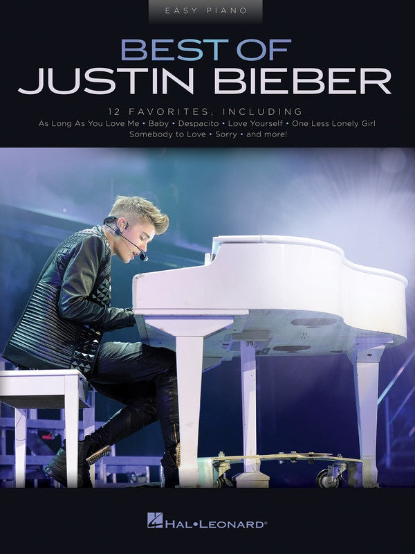 BEST OF JUSTIN BIEBER EASY PIANO