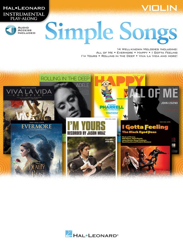 SIMPLE SONGS FOR VIOLIN BK/OLA