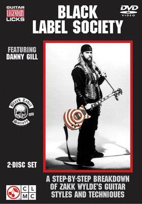 BLACK LABEL SOCIETY LEGENDARY LICKS GUITAR DVD