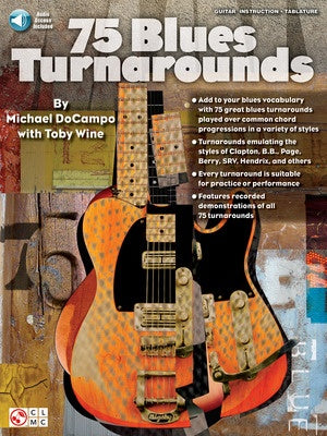BLUES TURN AROUNDS 75 BK/CD GTR