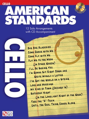 AMERICAN STANDARDS BK/CD CELLO