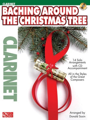 BACHING AROUND THE CHRISTMAS TREE CLARINET BK/CD