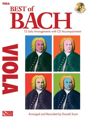 BEST OF BACH FOR VIOLA BK/CD