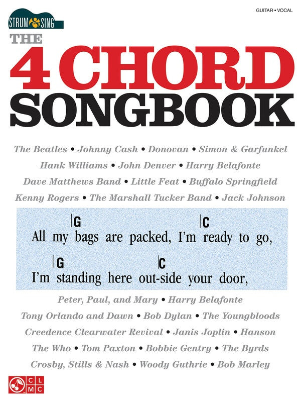 4 CHORD SONGBOOK STRUM & SING GUITAR CHORDS LYRICS