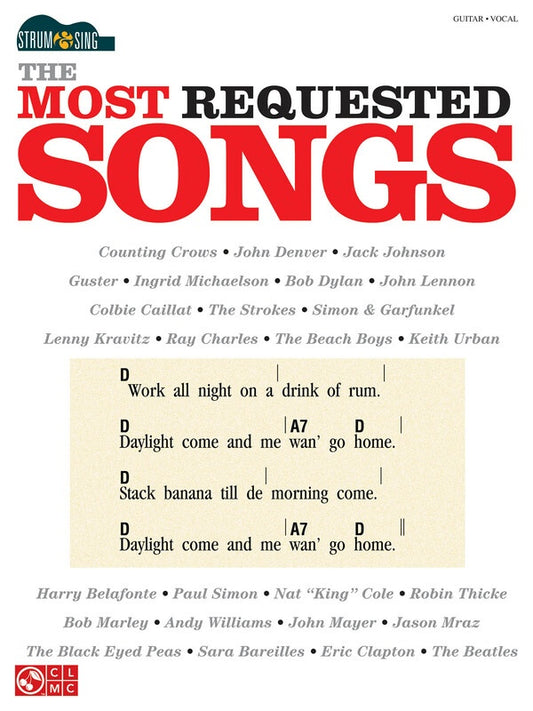 MOST REQUESTED SONGS STRUM & SING CHORDS & LYRIC