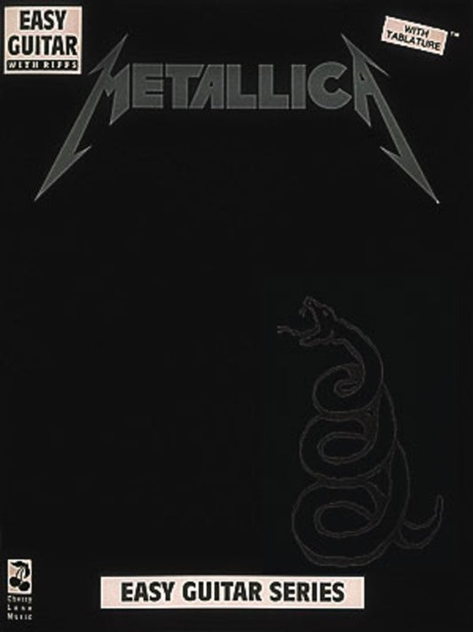 METALLICA BLACK BOOK EASY GUITAR WITH TAB