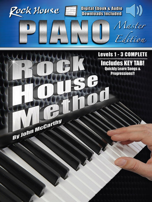 ROCK HOUSE PIANO METHOD MASTER EDITION BK/OLM