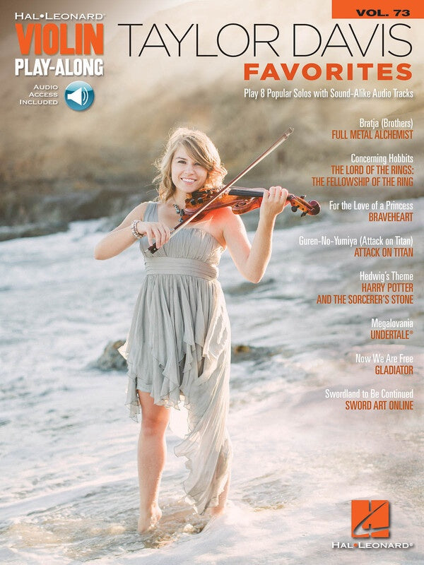 TAYLOR DAVIS FAVORITES VIOLIN PLAYALONG V73 BK/OLA