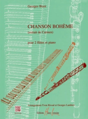 BIZET - CHANSON BOHEME FOR 2 FLUTES/PIANO