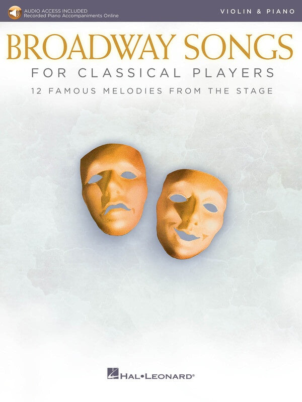 BROADWAY SONGS FOR CLASSICAL PLAYERS VIOLIN/PIANO BK/OLA